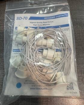 Sd-70 Tane Alarm Products Door Contacts Pack Of 8 White Sd-70 Tane Alarm Products Door Contacts Pack Of 8 White