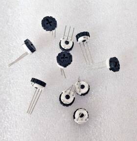 91ar5klf Tt Electronics 10 Pcs Lot Potentiometer Thumbwheel Pot 5k Ohm 0.5w Top