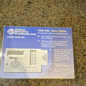 Avd-45b United Security Products Inc. Control Panel Automatic Voice Dialer Avd-45b United Security Products Inc. Control Panel Automatic Voice Dialer