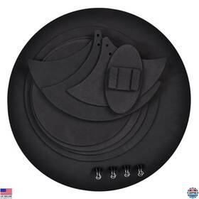 Ejoyousk9e28chy01 Visit The Ejoyous Store Drum Pads 10pcs Mute Kit Bass Drums And Cymbal Drumming Practice Pad