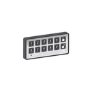 Compx National TP-150-G Access Control Keypad,plastic 23Y736. Fixed Price $107.37.