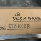Talk Phone Flush Mount Emergency ETP-100EB. Fixed Price $200.00.