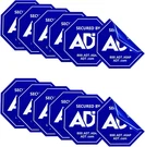 12 Pack Adt Security Stickers, Double-sided Decals,hd Printed. Fixed Price $12.56.