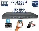 Evertech 32 Channel H.264 H265 Security Dvr With No Hdd Included For Recording. Fixed Price $559.99.