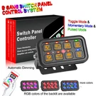 For Polaris Rzr XP1000 Wireless App Rgb 8GANG Switch Panel Led Light Bar Control. Fixed Price $120.88.