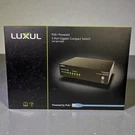 Nib Luxul Poe+ Powered Port Gigabit Compact Switch SW-100-05PD Black. Fixed Price $31.99.