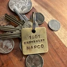 1957 Chevrolet Napco Solid Brass Key Fob Chevy Truck C-10 Gmc. Fixed Price $14.95.