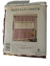 Buffalo Check Burgundy Valance 58" X 14" Achim Family Of Home Furnishings-new!. Fixed Price $12.00.