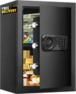 3.0 Cuft Digital Home Safe Fire Resistant Waterproof Keypad Alarm Backup Keys. Fixed Price $144.12.