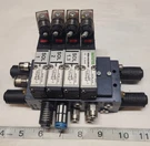 Numatics Manifold Assembly W/ 106-743C BASE,(4) 181BA400A0B0461 Valves. Fixed Price $199.99.