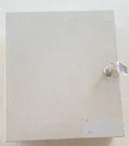 Radionics D2212BE Enclosure With Key. Fixed Price $20.00.