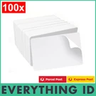 100 X Hid Adhesive Mil Ultracard Pvc Cards CR80 White Mylar Backed 82267 Pack. Fixed Price $107.97.