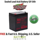 12V 5AH Sla Battery Replacement Potter PFC-5008 Fire Alarm Control Panel. Fixed Price $35.99.