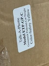 Talk-a-phone Model No: Etp-gp-c Gooseneck Yellow Pedestal Mount Nib. Fixed Price $200.00.