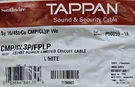 Southwire/tappan P50059 16/4C Stranded Plenum Control/security Cable White /50FT. Fixed Price $39.99.