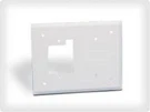 Dmp 694-W Metal White Wall Plate. Fixed Price $8.64.