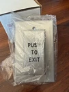 Dortronics W5286-P23DAXE1R Push Exit Button, 24VDC. Fixed Price $80.00.