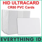 100 Pack Fargo 81754 Hid CR80 Ultracard 30 Mil Pvc Blank White Cards. Fixed Price $31.17.