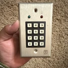 Corby 7100 Keypad Access Control Device Mpn Model. Fixed Price $50.00.