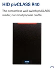 Hid 920NHRTEK0032Y Pivclass R40-H Smart Card Reader. Fixed Price $179.99.
