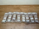 Greyfox F7652-WH 4 Post Speaker Tap Wall Plate White Bundle Of 8 New Sealed. Fixed Price $14.99.