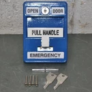 Dortronics Emergency Pull Station Switch 6510/BL-S35, 30V Ac/dc, Blue, Metal. Fixed Price $99.95.