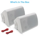 Herdio Home 6.5" Wall Mount System 400W Cube Bass Outdoor Wired. Fixed Price $139.87.