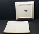 Iti China Restaurant Ware 9" Square Salad Plate Set Of 2 There's 6 Available.. Fixed Price $9.95.
