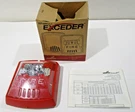 Cooper Wheelock Strobe 127380 Exceder Red 12/24 Volt New, No Hardware. Fixed Price $17.95.