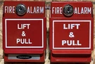 Lot Of 2 Rsg RMS-1T-KL-LP Dual Action Conventional Fire Alarm Pull Stations. Fixed Price $49.99.
