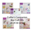 Crafters Companion Card Kits 28 29 30 37 54 Embossing Dies Stamps Gems Flower. Fixed Price $25.00.