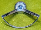 Amc Rambler Power Steering Wheel Horn Chrome 63 64. Fixed Price $45.00.