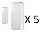Brand New "5" Safetymind Wireless 8800-433 Micro Sensor Compatibale Dsc. Fixed Price $87.45.