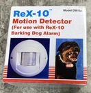 REX-10 Motion Detector For Use With Barking Dog Alarm Model DM10A. Fixed Price $19.99.