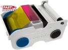 Fargo DTC1000 Ymcko Ribbon Cartridge W/cleaning Roller - 45000. Fixed Price $76.69.