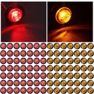 100 Pieces 3/4 Inch Round Side Marker Lights, Front Rear Black. Fixed Price $89.02.