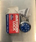 American Locks A400K KEY:416 Combination New Stainless Steel - Blue. Fixed Price $12.99.