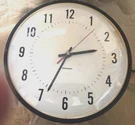 Vintage Simplex 13" School Wall Clock Model 6310-9231. Fixed Price $69.95.