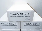 Edwards Est RELA-SRV-1 Service Disconnect Switch RELA-SRV1 Ctokt. Fixed Price $79.97.