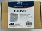 ELK-150RT Siren Stainless Steel Housing Hands Free Wiring 18 Gauge. Fixed Price $84.99.