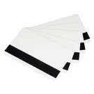 Premium White Blank CR80 30 Mil Pvc Cards With High Coercivity Mag Stripe- 50.... Fixed Price $61.00.
