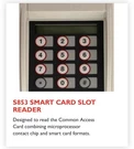 Amag Technology Symmetry S853 Smartcard Slot Reader Keypad 8000-5920 New In Box!. Fixed Price $145.00.