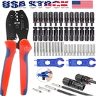 24/12PCS Solar Panel Cable Wire Connectors Crimper Pv Crimping Pliers Tool Set. Fixed Price $46.92.