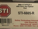 Sti 6605R Mini Stopper Ii With Horn And Spacer, Red. Fixed Price $60.00.