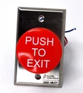 Alarm Controls TS-60 Red Engraved Push Exit Button 10A 125-250VAC New. Fixed Price $209.99.