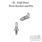 Johnson Hardware Bi-fold Door Pivot Bracket & Pin Stamped Steel. Fixed Price $5.67.
