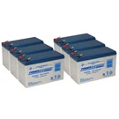 Power-sonic 12V, 7AH, F2 Terminal, Replaces Ademco 5110XM Fire Alarm 6 Pack. Fixed Price $109.99.