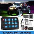 12 Gang Switch Panel Rgb Wireless Circuit Relay System Led Light Remote Control. Fixed Price $137.27.