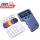 125KHZ Rfid Card Copier Writer 5YOA Handheld Duplicator W/ Keyfobs. Fixed Price $9.99.
