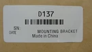 Radionics D137 Accessory Module Mounting Bracket New Nos. Fixed Price $19.99.